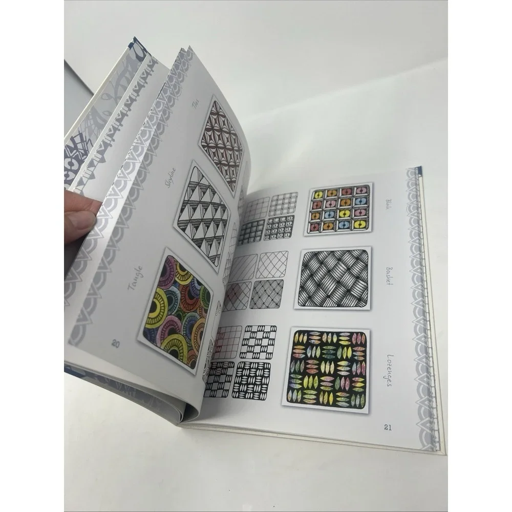 Zendoodle Meditative Drawing Susanne Schaadt Full Size Tracings Zentangle NEW